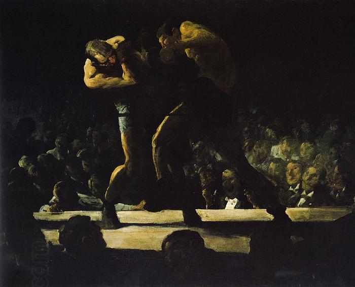 George Wesley Bellows Club Night China oil painting art